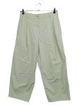Vorschaubild 1 von Damen Stoffhose Wide Leg Gr. 38 Mintgrün Baumwolle High Waist