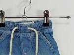 Vorschaubild 2 von Jeans Shorts Kinder Blau Gr. 62 Baumwolle Uni Casual Freizeit Raffungen