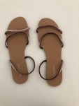 Vorschaubild 2 von Damen Sandalen Gr. 40 Beige Strass Riemchensandalen Party Elegant