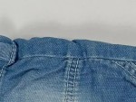 Vorschaubild 5 von Jeans Shorts Kinder Blau Gr. 62 Baumwolle Uni Casual Freizeit Raffungen