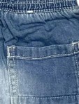 Vorschaubild 6 von Jeans Shorts Kinder Blau Gr. 62 Baumwolle Uni Casual Freizeit Raffungen