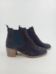 Vorschaubild 2 von Damen Chelsea Stiefeletten Gr. 40 Blau Wildleder