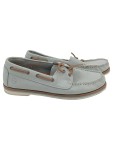 Vorschaubild 1 von Loafer Damen Gr. 37 Blau Leder Schnürung 1 cm Maritim Freizeit Uni