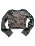 Vorschaubild 2 von Damen Langarmshirt Gr. 42/XL Braun Casual Baumwolle