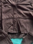 Vorschaubild 4 von Damen Langarmshirt Gr. 42/XL Braun Casual Baumwolle