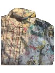 Vorschaubild 3 von Damen Hemdbluse Blumenmuster Karomuster Patchwork Gr. L Baumwolle