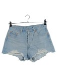 Vorschaubild 1 von PREMIUM 501 Damen Jeans Shorts Destroyed Hellblau W31/L Gr. 40