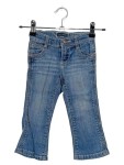 Vorschaubild 1 von Bootcut Jeans Kinder Blau Gr. 86 Baumwolle Uni Casual Alltag