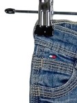 Vorschaubild 2 von Bootcut Jeans Kinder Blau Gr. 86 Baumwolle Uni Casual Alltag
