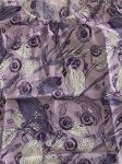 Vorschaubild 3 von Damen Bluse Gr. 46 Lila Blumenmuster Casual Kurzarm