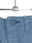Vorschaubild 3 von Stoffhose Kinder Blau Gr. 80 Baumwolle Uni Casual Freizeit Knopf L20