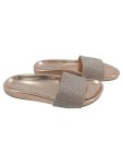 Vorschaubild 1 von Damen Sandalen mit Strass Gold Gr. 40 Glamourös