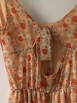 Vorschaubild 2 von Damen Sommerkleid Gr. 36/S Blumenmuster Orange Casual