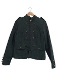 Vorschaubild 1 von Damen Bomberjacke Uniform Stil Schwarz Gr. 40/L Baumwolle