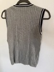 Vorschaubild 3 von Damen Pullunder Strickweste Gr. M Grau Klassisch