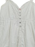 Vorschaubild 2 von EDC Sommerkleid Midikleid Rüschen Baumwolle Weiß Gr. 32 XXS