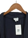 Vorschaubild 4 von DENIM & CO. Damen Strickjacke Gr. 38 Schwarz Casual Kurzarm