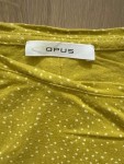 Vorschaubild 4 von Damen T-Shirt Gr. 40/L Grün gepunktet Casual Viskose Kurzarm