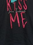 Vorschaubild 3 von Damen Sweatshirt Schwarz 42/XL Casual Pailletten Schriftzug Kiss Me