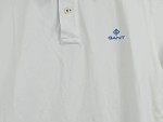 Vorschaubild 2 von Poloshirt Herren Kurzarm Baumwolle Logo Weiß Größe 48/M