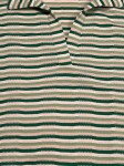 Vorschaubild 2 von Damen Poloshirt gestreift Gr. 38 Mehrfarbig Kurzarm Casual