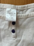 Vorschaubild 4 von Skin to Top Damen Gr. 38/M Weiß Baumwolle Uni Basic Ärmellos Casual
