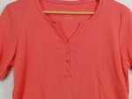 Vorschaubild 4 von Damen T-Shirt Gr. 42/XL Rot Casual Baumwolle