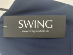 Vorschaubild 4 von Abendkleid Damen Gr. 38 Blau Elegant Midikleid Ärmellos