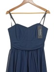 Vorschaubild 2 von Abendkleid Damen Gr. 38 Blau Elegant Midikleid Ärmellos