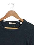 Vorschaubild 2 von Herren Pullover Langarm Gr. L Dunkelgrün Meliert Baumwolle