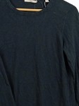Vorschaubild 3 von Herren Pullover Langarm Gr. L Dunkelgrün Meliert Baumwolle