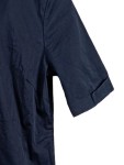Vorschaubild 3 von Blusenkleid Damen Blau Gr. 38/M Baumwolle Uni Modern Alltag Frühjahr/Sommer