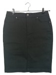 Vorschaubild 1 von Damen Bleistiftrock Gr. 40 Schwarz Business Baumwolle