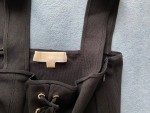Vorschaubild 3 von Cocktailkleid Damen Gr. 36/S Schwarz Elegant Schnürung
