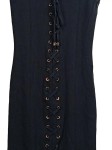 Vorschaubild 2 von Cocktailkleid Damen Gr. 36/S Schwarz Elegant Schnürung