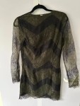 Vorschaubild 2 von festliches Kleid Damen elegant grün floral Spitze Gr. 38/M