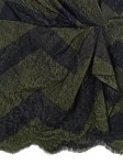 Vorschaubild 4 von festliches Kleid Damen elegant grün floral Spitze Gr. 38/M