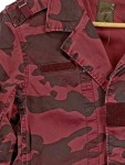 Vorschaubild 3 von Damen Jeansjacke S Rot Camouflage Casual