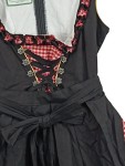 Vorschaubild 2 von Dirndl Trachtenkleid Damen Gr. 36 Schwarz Rot Kariert