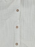 Vorschaubild 4 von Mädchen Langarmshirt Bluse Rüschenkragen Musselin Weiß Gr. 98