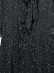 Vorschaubild 3 von Damen Freizeitkleid Gr. 38/M Schwarz Feminin Punkte