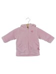 Vorschaubild 1 von Baby Mädchen Fleecejacke Rosa Gr. 62 Kapuze Ohren Casual