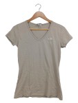 Vorschaubild 1 von T-Shirt Damen Gr. 36/S Beige Baumwolle Logo-Print Outdoor Kurzarm