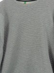 Vorschaubild 3 von Pullover Herren Grau Strukturmuster Gr. 52 XL