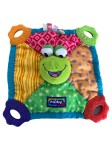 Vorschaubild 1 von Schmusetuch Frosch Mehrfarbig mit Beißringen Baby Kinder Stofftier