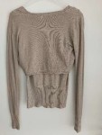 Vorschaubild 2 von Twin Set Damen Beige Gr. S/M Elegant Pailletten Langarm