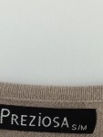 Vorschaubild 4 von Twin Set Damen Beige Gr. S/M Elegant Pailletten Langarm