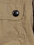 Vorschaubild 3 von Windjacke Damen Beige Gr. 38/M Baumwolle Polyamid Uni Casual Langarm