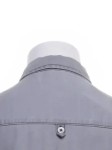 Vorschaubild 4 von Damen Hemdbluse Grau Gr. 36/S Casual Lyocell Langarm