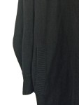 Vorschaubild 4 von Damen Strickjacke Kapuze Knebelverschluss Schwarz Gr. 46/3XL Casual
